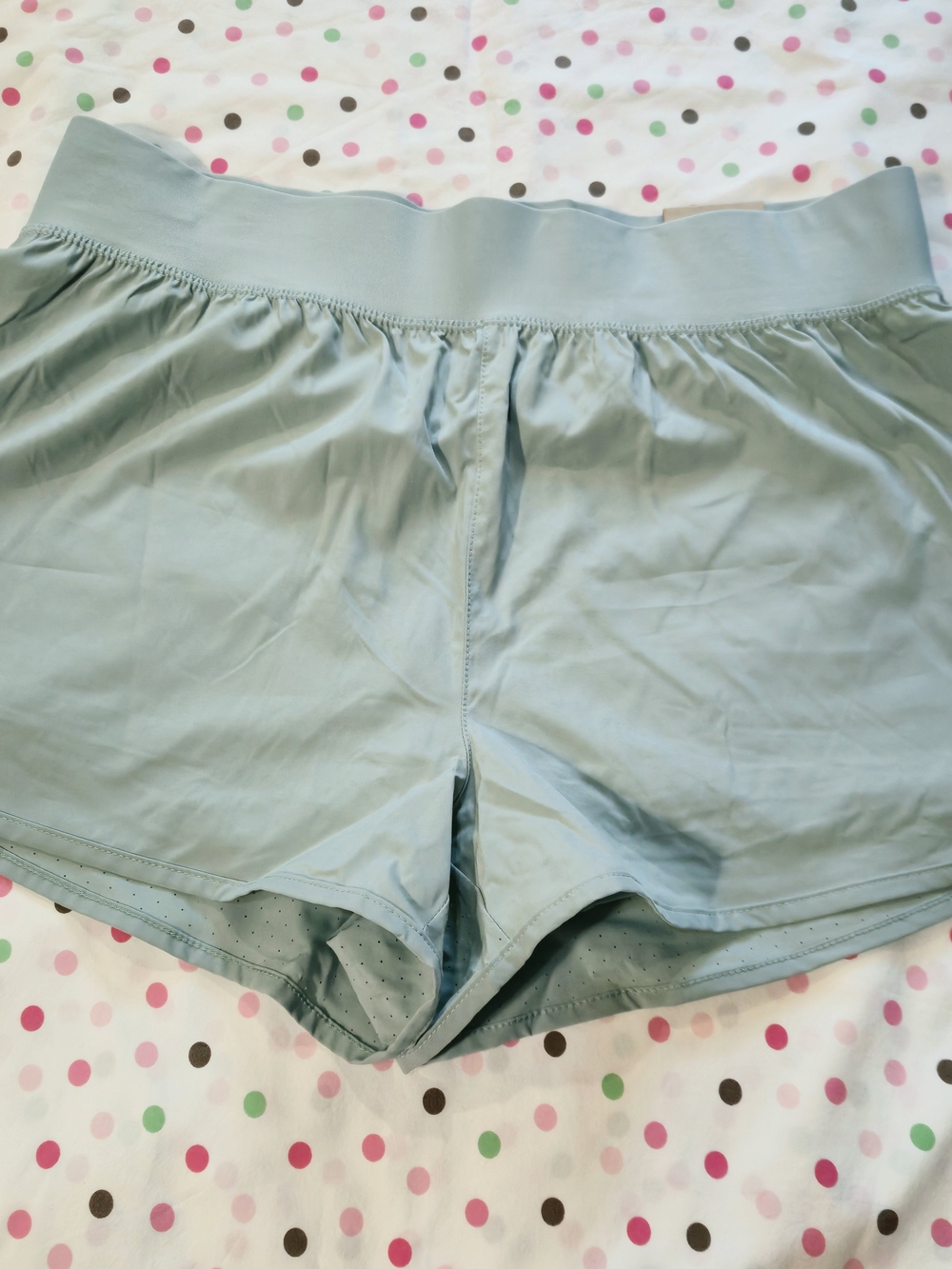 Asics Women's 2n1 Light Sage Green Athletic Shorts